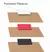 PRANCHETA PORTÁTIL A4 EM MDF COM PRENDEDOR DE PLÁSTICO TRIDENT - comprar online