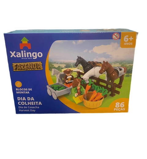 BLOCOS DE MONTAR DIA DA COLHEITA 86 PEÇAS - XALINGO