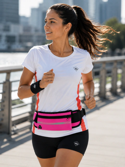 RRiñonera deportiva fucsia – Práctica, liviana y cómoda