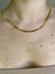Choker laminada dourada - comprar online