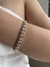 Pulseira cravejada zircônia dourada - comprar online
