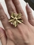 Anel flor Gold dourado ajustável na internet