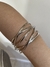 Bracelete traçado prata