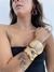 Bracelete ondulado texturizado - loja online