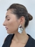Brinco martelado ondas - comprar online