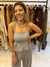Conjunto blusa peplum e calça