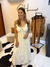 Vestido mídi com aplicação em pedras - loja online
