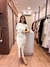 Conjunto saia MIDI e cropped com listra lateral