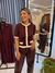 Blusa Tricot Bicolor com Botões na internet