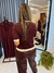 Blusa Tricot Bicolor com Botões - comprar online