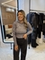 Blusa em tricô na internet
