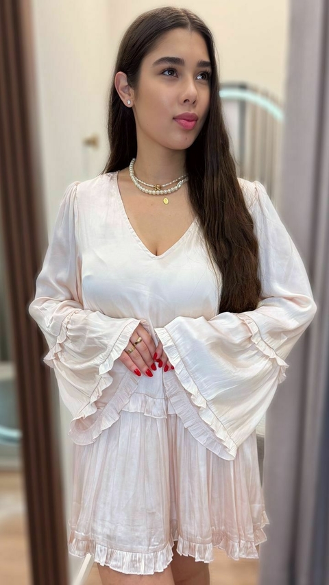Vestido acetinado