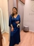 Vestido acetinado longo