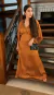 Vestido acetinado longo - comprar online