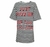 T-shirt listrada na internet