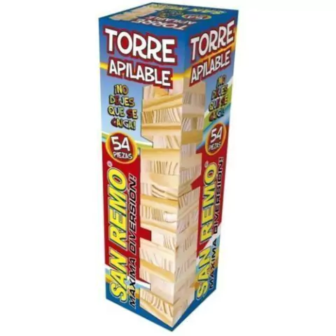 Torre apilable jenga