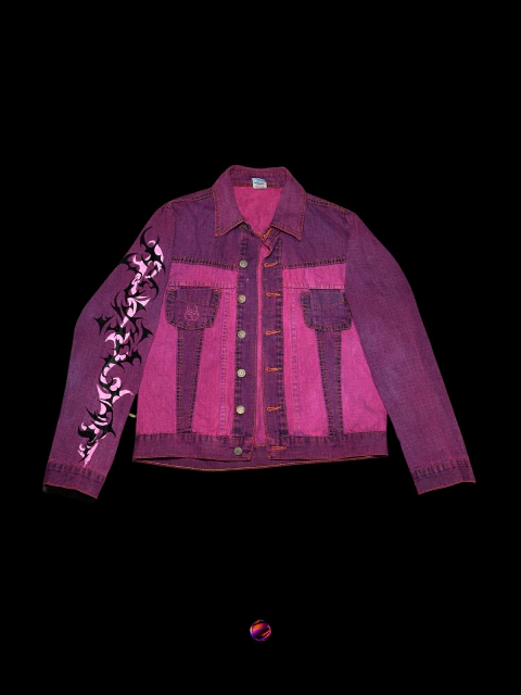 JAQUETA JEANS PITBULL PINK