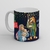 Taza Navidad Azul - Cuatro Dedos