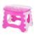 Banquito Plegable Resistente Rosa - LO DE PEDRO