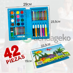 Set Escolar de 42 Piezas: La Compañía Perfecta para Pequeños Artistas! ✨