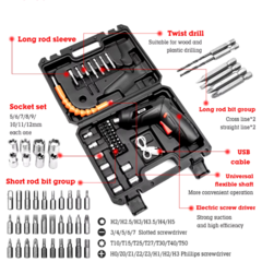 Destornillador inalambrico 46 piezas - comprar online