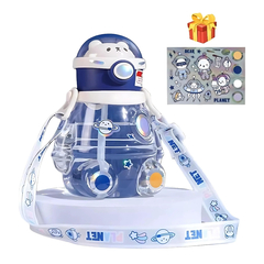 Botella Oso Astronauta con Stickers 700ml - LO DE PEDRO