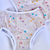 calcinha infantil - creme listrada - Miry