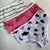 kit 3 calcinha infantil malha pv - comprar online