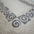Alfombra de Algodon Estampada - Crudo/Gris