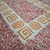 Alfombra de Algodon Estampada - Crudo/Naranja