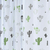 Cortina doble plástica de baño - Cactus Verde en internet
