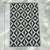 Alfombra Decorativa Cruces - Blanco/Azul en internet