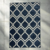 Alfombra Decorativa Panal - Blanco/Azul en internet