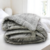 Edredon Corderito Soft 2 1/2 plaza - Gris - comprar online