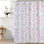 Cortina doble plástica de baño - Flor Rosa - comprar online