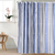 Cortina doble plástica de baño - Raya Azul - comprar online