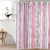 Cortina doble plástica de baño - Raya Roja - comprar online