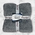 Manta Popcorn 1 1/2 plaza - Gris Oscuro - comprar online