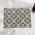 Individual Arpillera Rectangular - Circulos Blanco - comprar online