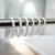 Cortina doble plástica de baño - Venecitas Marron - Yakarplas Hogar
