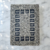 Alfombra de Algodon Estampada - Crudo/Negro - comprar online