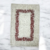Alfombra de Algodon Estampada - Crudo/Bordo - comprar online