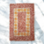Alfombra de Algodon Estampada - Crudo/Naranja - comprar online