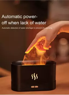 Umidificador de ar com difusor de aroma, solta névoa fria ultra-sônica colorida - MAC PS