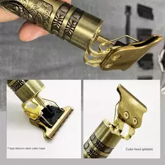 T9 barbeador e aparador de cabelo, elétrico sem fio, portátil na internet