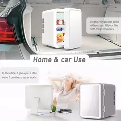 Imagem do Caixa Refrigeradora para Maquiagem com espelho e iluminação de luz LED regulável