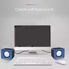 Imagem do Alto-falante potente, mini caixa de som para computador, notebook portátil de vários modelos e tamanhos