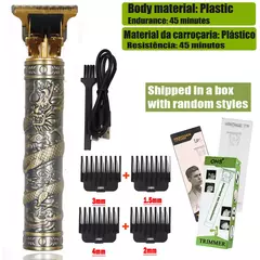 Imagem do T9 barbeador e aparador de cabelo, elétrico sem fio, portátil