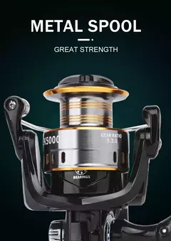 Imagem do Carretilha Profissional Ultra Light Spinning Reel para Pesca em água doce e água salgada