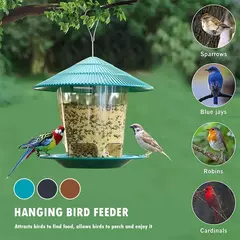 Alimentador ao Ar Livre Automático para Pássaros